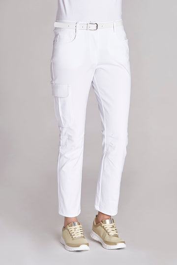 Damenhose für Pflege - Five-Pocket-Jeans Arbeitshose mit einer Schenkelstasche 08/8390