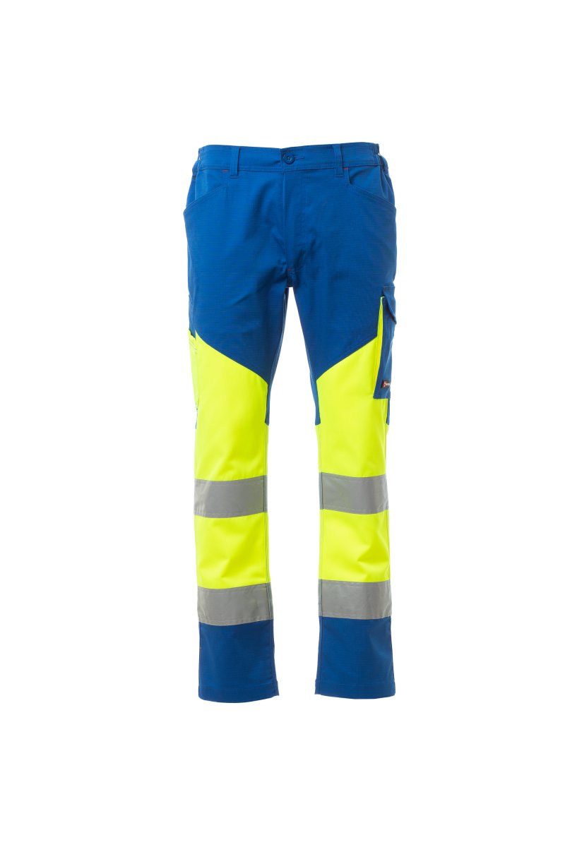 Payper WORKING Warnschutzhose FLUOGELB / KÖNIGSBLAU
