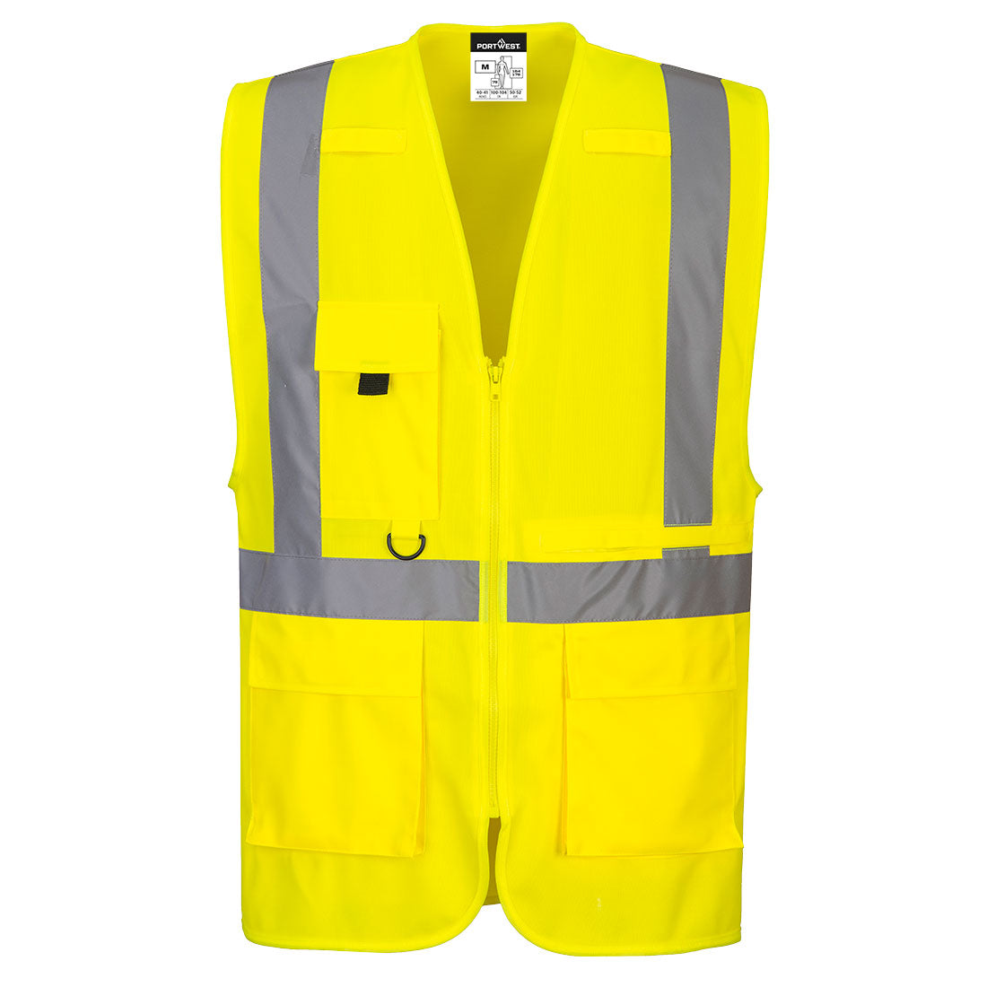 Portwest C357 - Hi-Vis Exekutiv Warnweste mit Tablet-Tasche Orange oder Gelb