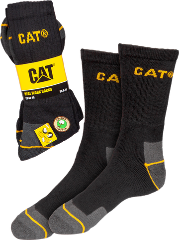 Caterpillar Socken - Qualitative Arbeitssocken 3er Pack