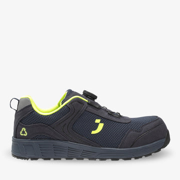 Safety Jogger Ecolobi S1PS Low TLS Sicherheitsschuh – extra breiter, metallfreier Arbeitsschuh mit Drehverschluss & ESD
