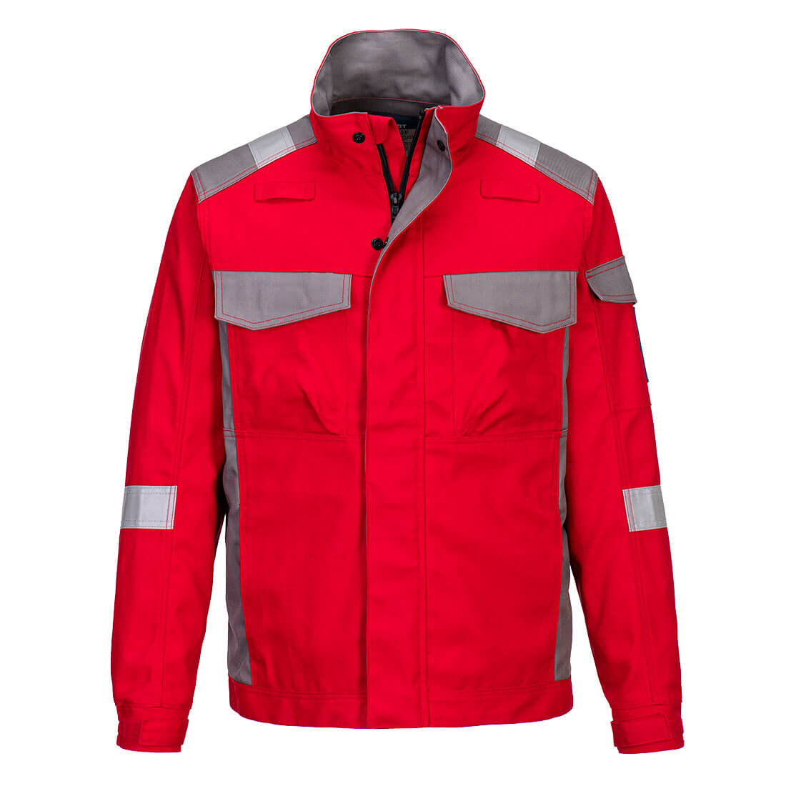 FR08 Bizflame Ultra Feuerfeste Multinorm Zweifarbige Jacke Rot