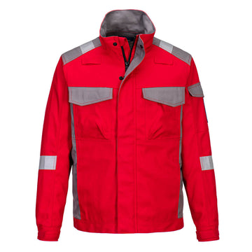 FR08 Bizflame Ultra Feuerfeste Multinorm Zweifarbige Jacke Rot