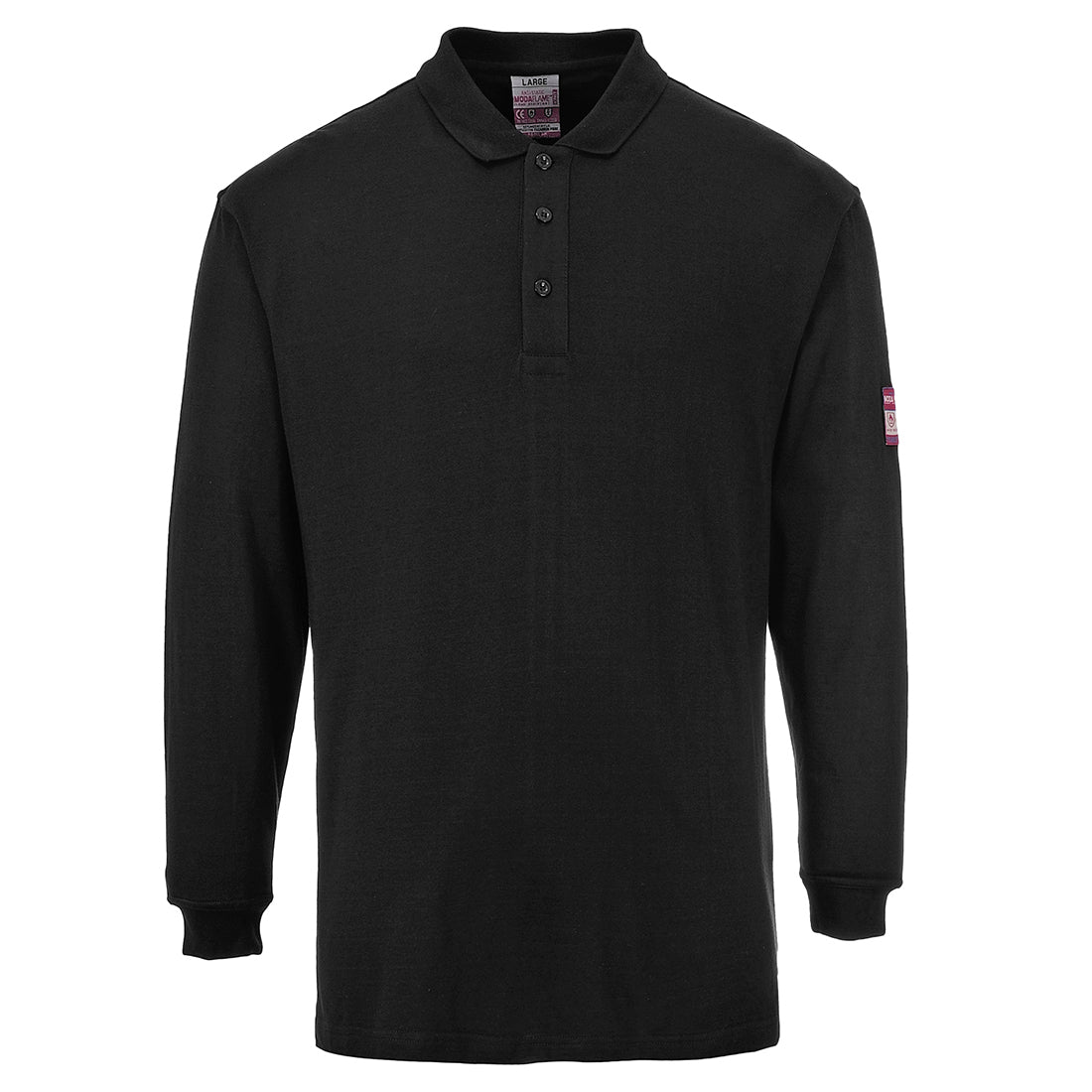 Portwest FR10 - Flammhemmendes, antistatisches Langarm Poloshirt