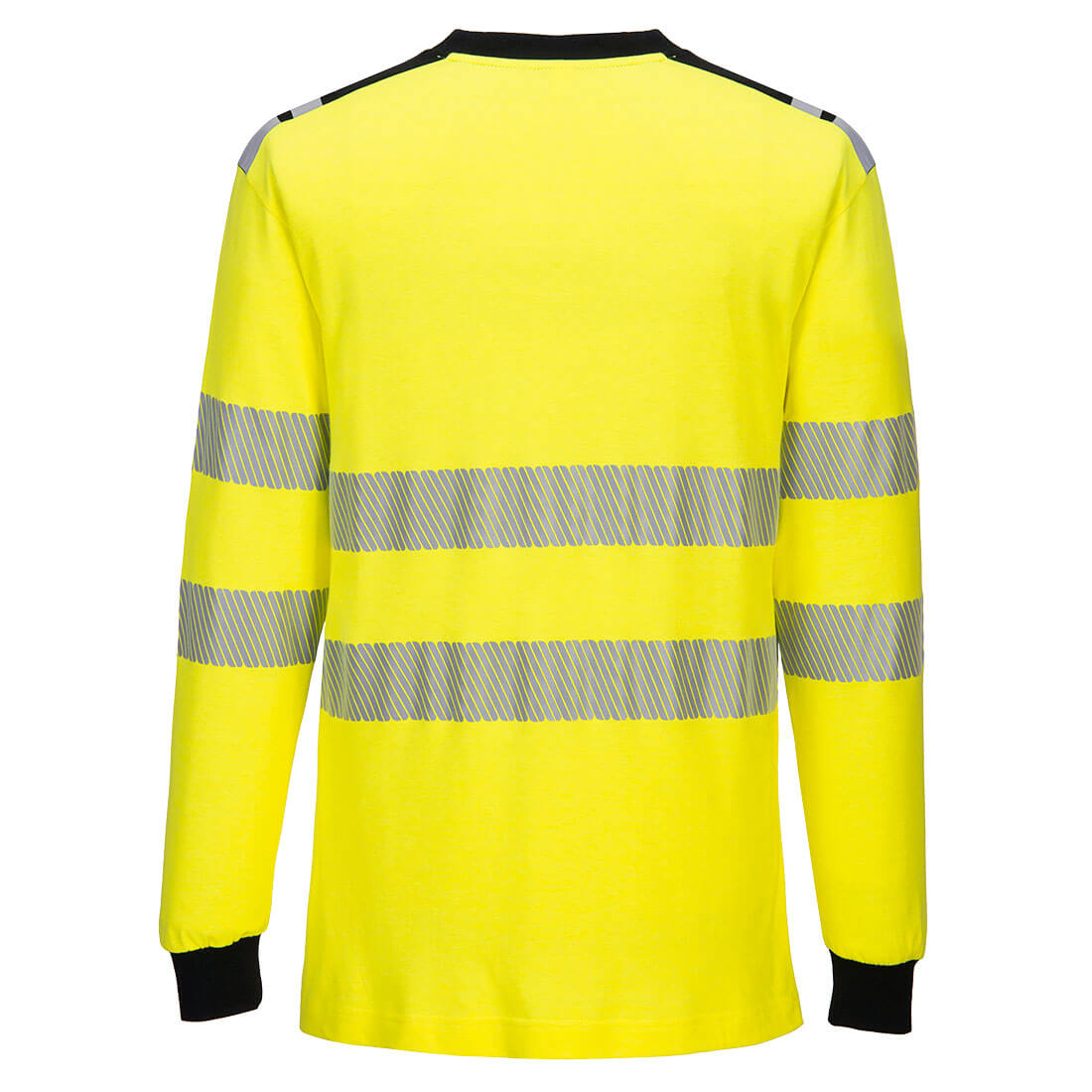 Portwest FR701 PW3 Modaflame Hi-Vis FR T-Shirt Langarm – flammhemmendes Warnschutz T-Shirt mit Reflexstreifen