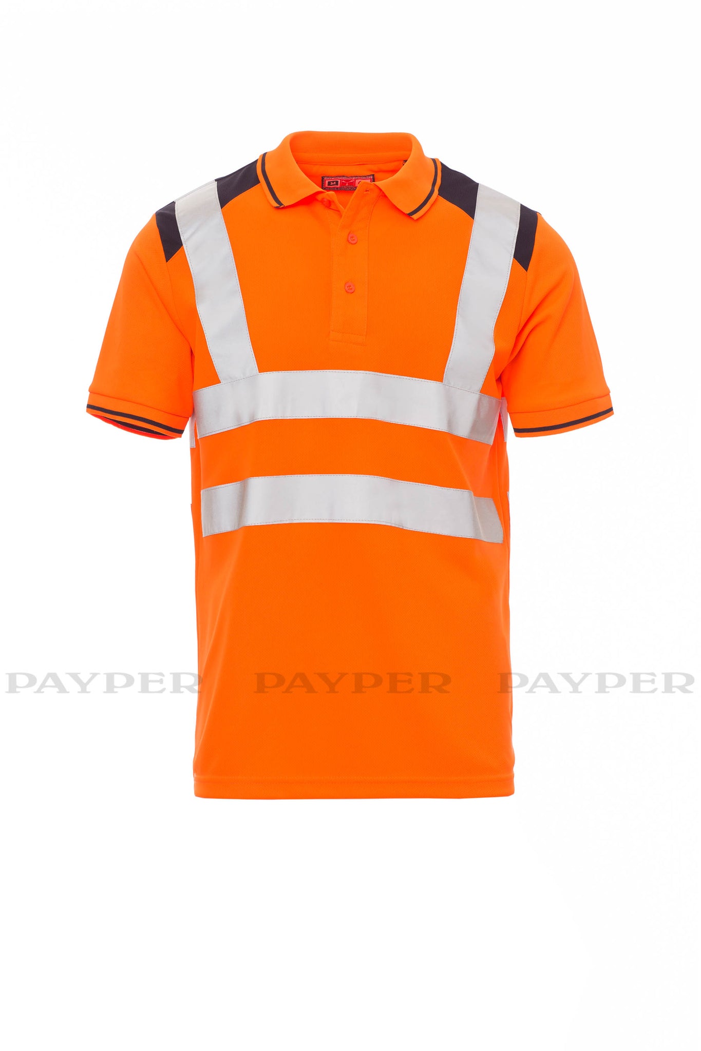Payper Warnschutz Poloshirt GUARD+ | Herren-Poloshirt mit Reflexstreifen - Erhöhte Sichtbarkeit