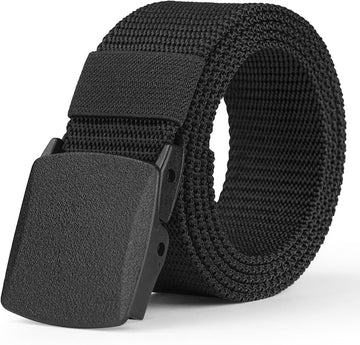 Stenso Arbeits Gürtel Herren Verstellbarer Nylon Stoffgürtel Business Koppelgürtel für Männer Frauen