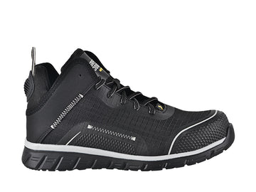 Safety Jogger LIGERO2 S1P MID – ultraleichter, sportlicher Sicherheitsschuh – Mid-Cut Sneaker S1P mit Nano-Carbon-Zehenkappe, ESD, atmungsaktiv & metallfrei