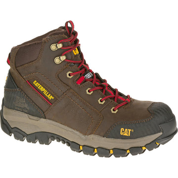 Caterpillar Cat S3 Navigator halbhohe, wasserdichte Sicherheitsstiefel: Robuste Herren-Arbeitsstiefel in Braun-Schwarz