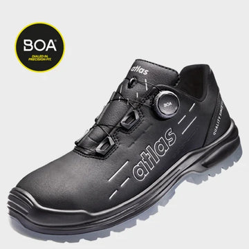 Atlas MAX 150 PRO BOA S3S Sicherheitsschuh – robuster Arbeitsschuh mit BOA® Fit System, Stahlkappe & ESD