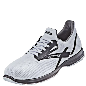 Atlas RUNNER 35 S1P Sicherheitssneaker weiß – ESD, metallfrei, Gr. 36–48