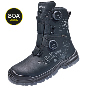 Atlas XT 1050 BOA GTX S3 Sicherheitsstiefel – GORE-TEX, BOA, ESD, Gr. 36–48