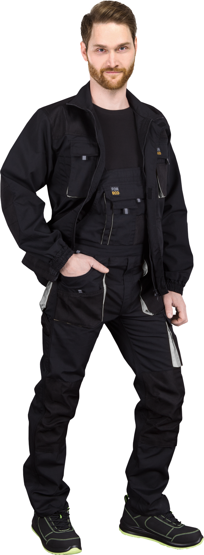 Latzhose mit Extra Taschen von Foreco-B
