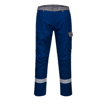 Portwest Bizflame Ultra zweifarbige Flammhemmende Bundhose Royalblau