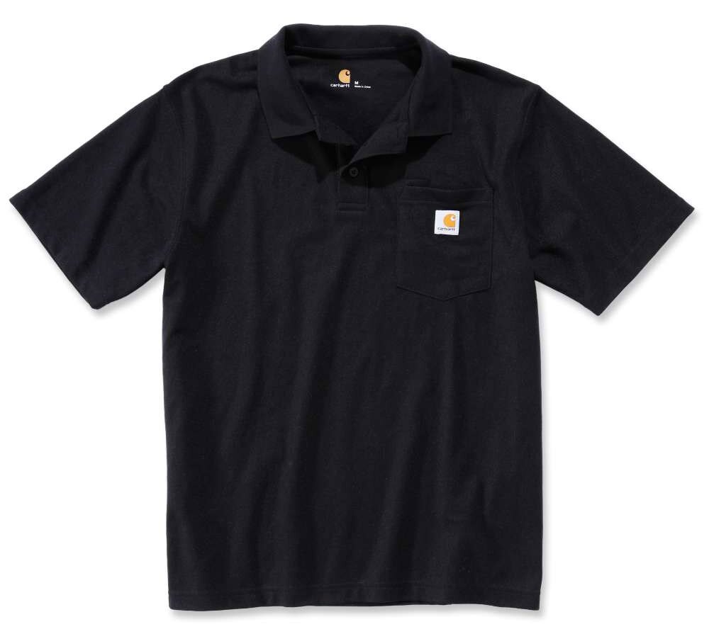 Carhartt Herren Loose fit Midweight Short-Sleeve Pocket Polo Shirt